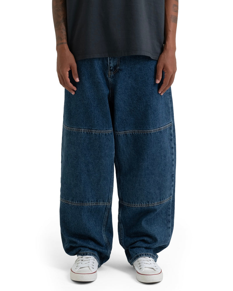 DOUBLE KNEE JEANS - BRICKWALL