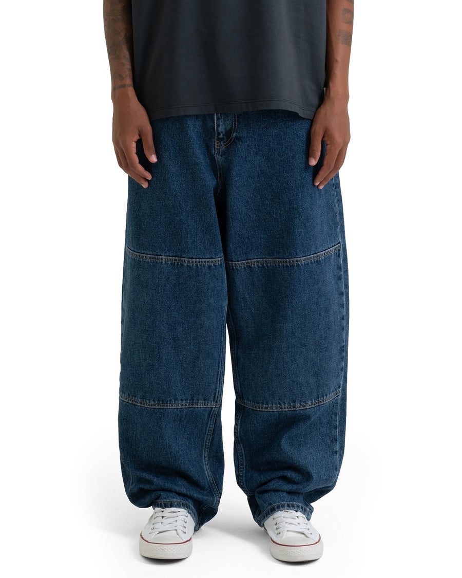 DOUBLE KNEE JEANS - BRICKWALL